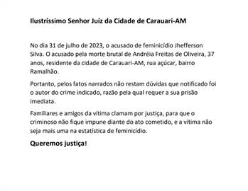Petição de Justiça 