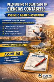 Professores Contadores nas disciplinas de Contabilidade