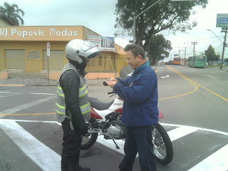 Implantação de uma lombada elevada na Rua Mal Otávio Saldanha Mazza..