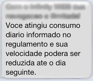 Contra o corte da internet no celular após o gasto do pacote 