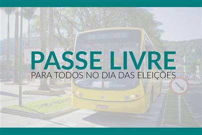 PASSE LIVRE NOS DIAS DE ELEIÇÃO